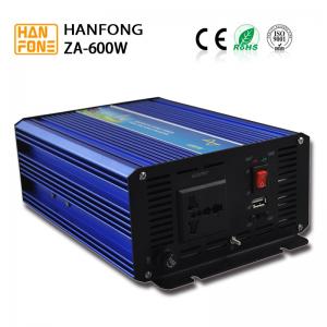 Quality Hanfong ZA600W Excellent quality low price pure sine wave inverters 600W power 12v 220v High Efficiency hanfong factory for sale
