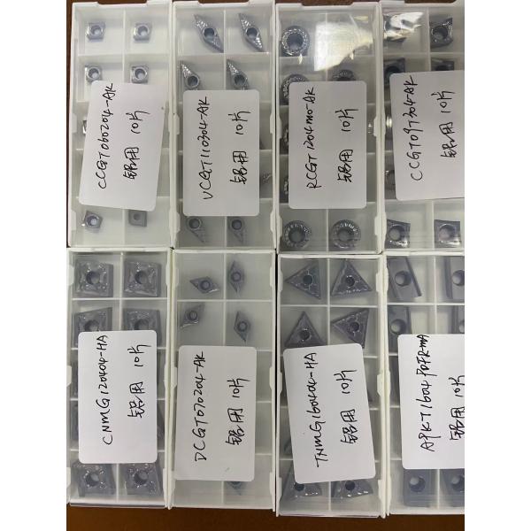 Precision Cnc Carbide Inserts For Aluminum Tungsten Carbide Cutter DLC Coating