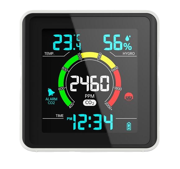 Sound Alarm Air Quality Meter High Sensitive Co2 Monitors For Home DC 5V