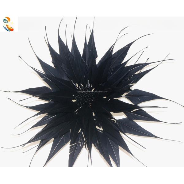 Party Decoration Stripped Goose Feather Flower Mount for Shipping DHL UPS FEDEX EMS TNT