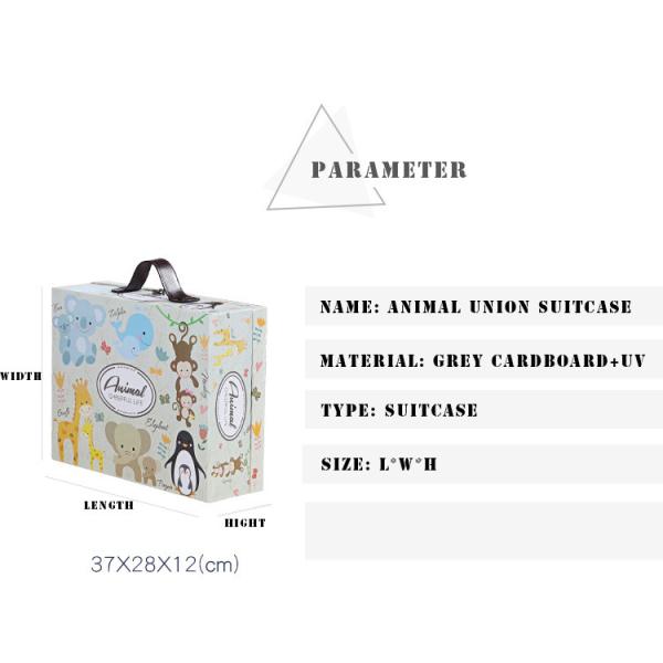 Customized Logo Fixed Portable Gift Box Matt Lamination / Hot Stamping OEM ODM