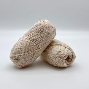 98% Cotton 2% Colored Dot Polyester Mix Color Cotton Yarn Variegated For Diy