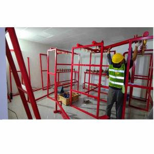 Multifunctional IG100 Inert Gas Fire Extinguishing System High Durability Red