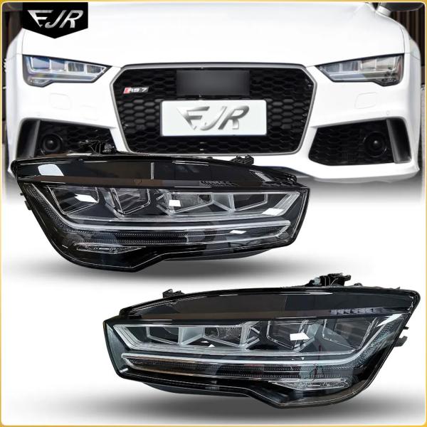 Matrix Headlight Assembly For Audi A7 Modification 2011 To 2018 All LED Old To