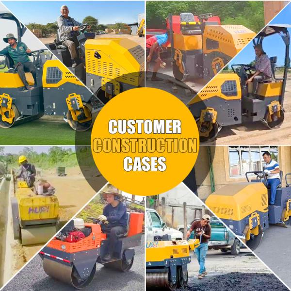 3 Tonne Road Roller Machine Vibratory Roller Double Drum Mini Road Roller Compactor for Asphalt & Soil Compaction