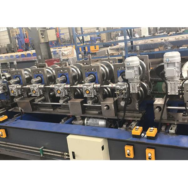 Interchanged Section Z Purlin Making Machine , Cold Roll Forming Equipment Length Accurately