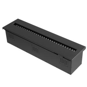 200cm Rolled Iron Frame Water Steam Fireplace With Flexible Control