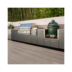Stainless Steel Modern Outdoor Kitchen Cabinets Waterproof