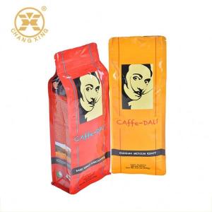 Aluminum Printed Coffee Packaging Bags With Valve And Zip Private label Roast