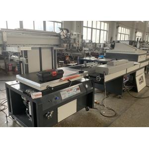 Plane Semi Automatic Silk Screen Printing Machine , Precision Semi Auto Screen