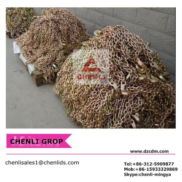 Buy 3/8'' grade 80 tie down chains,binder chain at wholesale prices