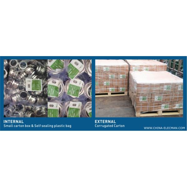 Nickel Plated Brass Waterproof Cable Gland Threaded Type