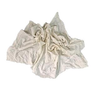 100% Cotton 25cm 10Kg Packaging White Cotton Rags