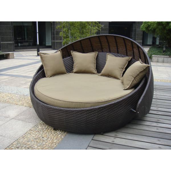 Buy Indoor Office / Home Resin Wicker Daybed With Aluminium Frame at wholesale prices