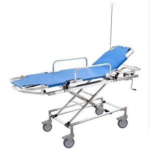 55CM 159KG Stainless steel stretcher for emergency treatment with adjustable