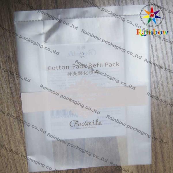 Buy Clear Plastic Cosmetic Packaging Bag For Makeup Cotton at wholesale prices