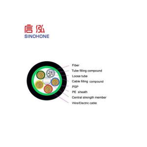 OPTO Electric Composite Overhead Wire Cable Hybrid Fiber Power Cable