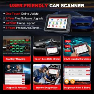 2024 New LAUNCH X431 PRO3 ACE 10.1 INCH Car Diagnostic Tools CAN FD OBD OBD2