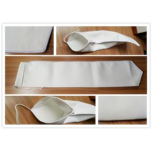 Polyester Nonwoven Needle Felt Industrial Filter Bag , Anti Static 5 / 10 Micron