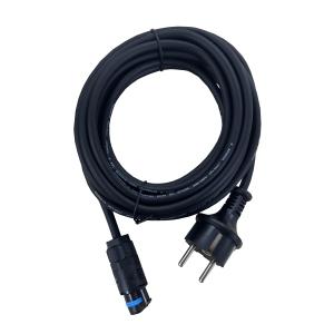 16A 250V 3C*2.5MM² UL94V0 IP68 European Standard Dual Plug Power Harness With 1