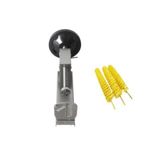 China potato twister manual tower carrot potato spiral potato chips cutting machine on sale