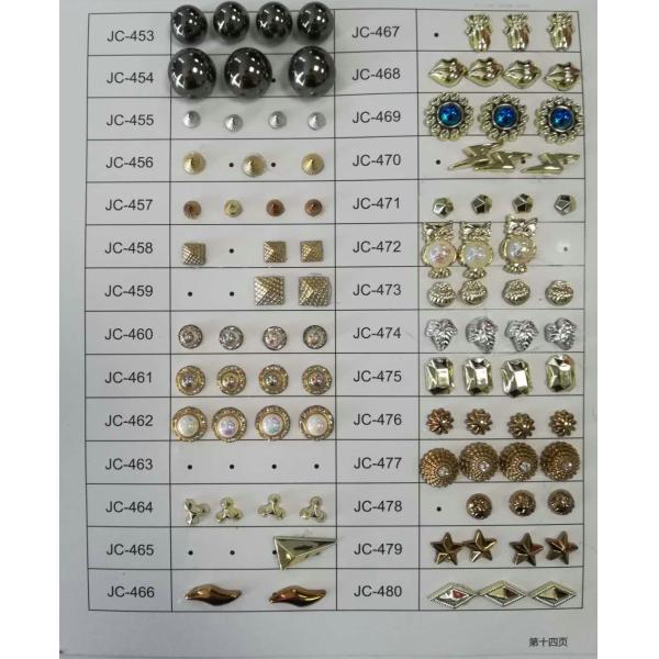 2020 hot designs pearl color plastic screw rivets for shoes ,bag decoration
