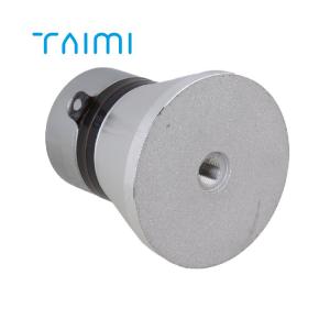 Silver Aluminum Alloy 100W 28KHz Ultrasonic Piezo Transducer Cleaner