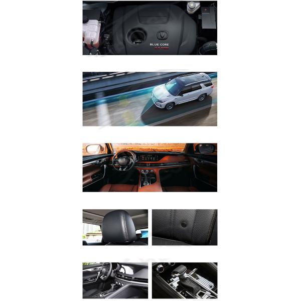2021 2022 2020 Changan CS95 2.0T 4WD Automobile Cars with Rear Camera and High Torque