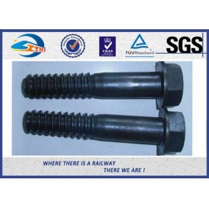 Black Oxide Railway Sleeper Screws Zinc Dacromet Screw On Spikes