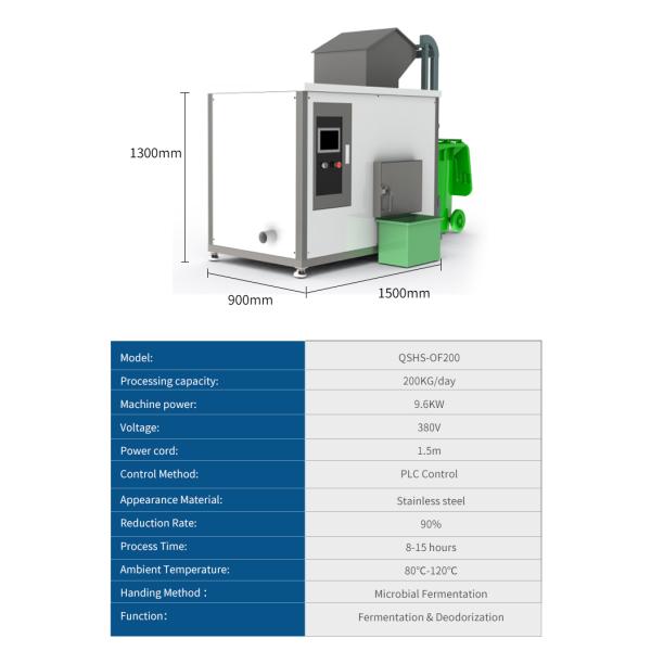 Food Waste Recycling Machine Food Waste to Organic Fertilizer Compost Machine Garbage Disposer