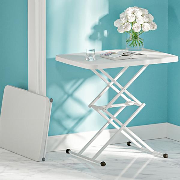 Garden Office Indoor Outdoor TV Dinner Tray Table Portable Adjustable Sturdy Small Folding Table