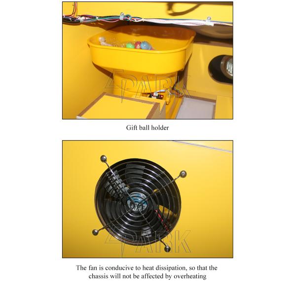 Luxurious Blister Amusement Game Machines / Master 'S Eggs Steel Wheels Control Lottery Ticket Machine