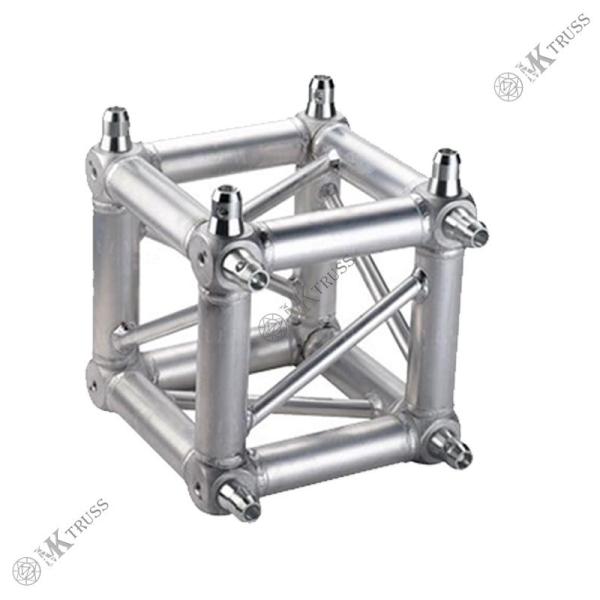 Aluminum 5-Sided Spigot Trussing Corner Box for Customizable Square Truss