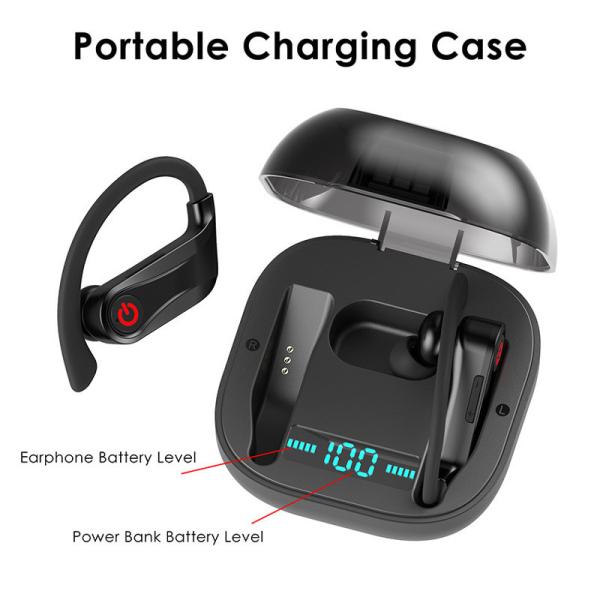 Buy  				Handsfree Waterproof Bluetooth Earphone Earhook Earbuds (with charging case) 	         at wholesale prices