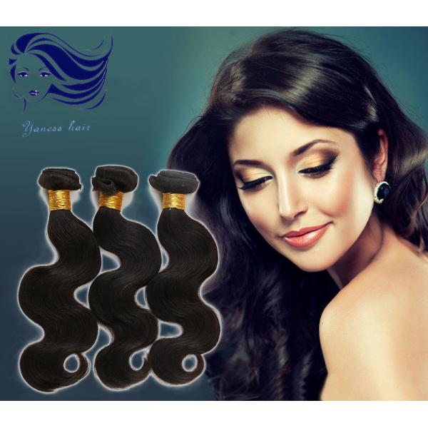 Virgin Remy Human Hair Extensions , Virgin Brazilian Hair Bundles