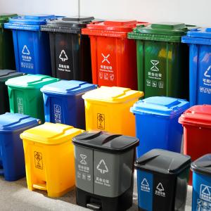 30L Best Price Plastic Waste Bin Garbage Can Trash Recycling Can Office Dustbin