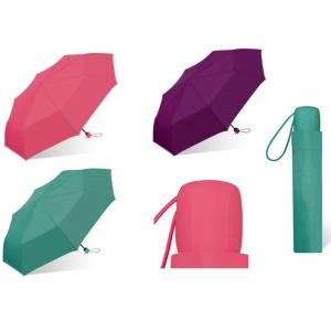 Quality 42'' ARC Mini Folding Solid Color Manual Open Umbrella for sale