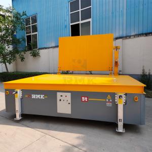 Steel Industry Electric Transfer Trolley , 5 Tons Warehouse Transfer Cart