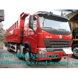 HOWO 8X4 Large Power Heavy Duty Dump Truck Tipper Trailer One Sleeper 51 - 60t