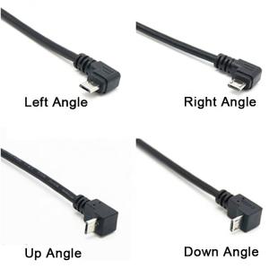 CUSTOM 0.3M 1M 90 Degree Up Down Left Right Angle Screw Micro Panel Mount USB