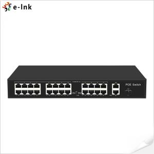 16*10/100M PoE + 2*10/100/1000M Uplink RJ45 + 1*1000M Uplink SFP Ethernet Switch