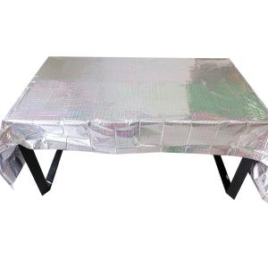 54'X108' Glossy Waterproof Printed Tablecloth Rectangle