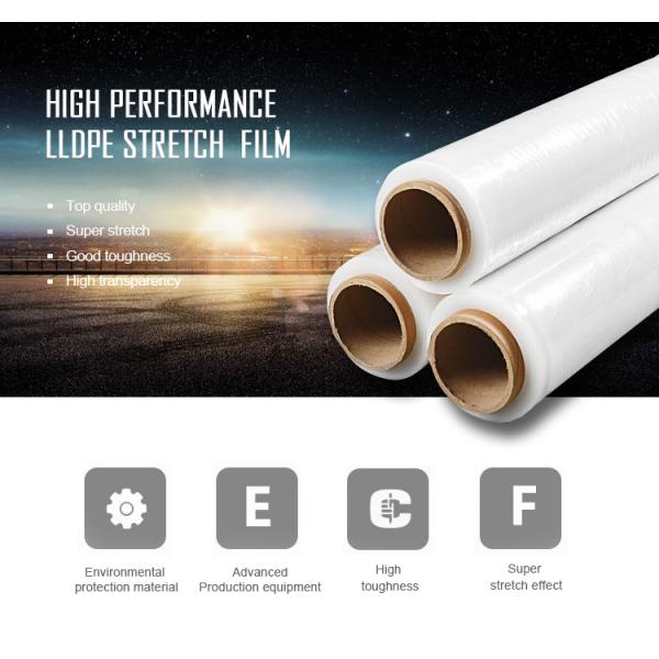 Wholesale 20mic high quality stretch film 350% Pre stretching