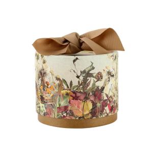 Corrugated Board Custom Paper Cylinder Box With Handle For Cosmetic Products