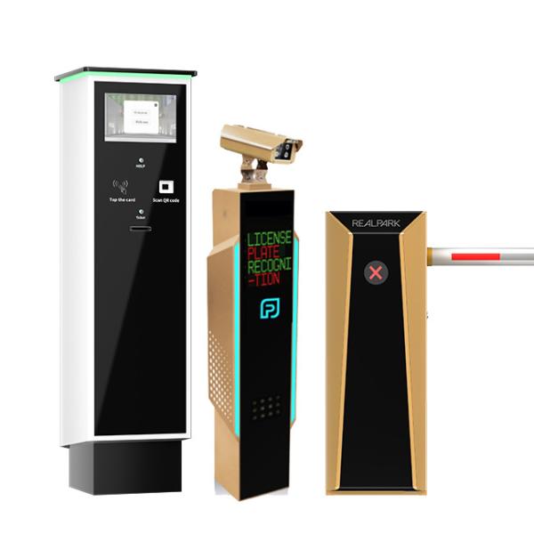 Modular Parking Lot Kiosk with Thermal Ticket Printer Easy Entry Ticket Support and Maintenance