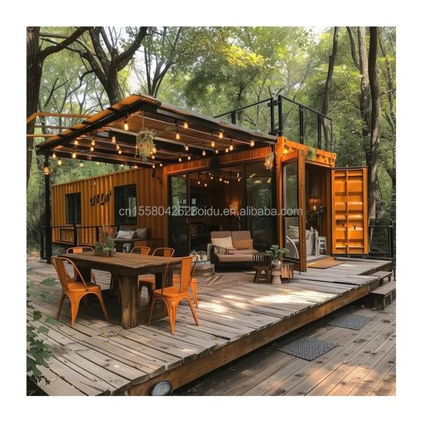 20ft Mobile Home Garden Studio Prefabricated Customizable Steel Container House