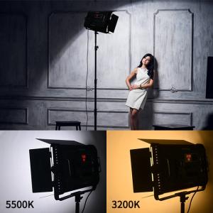 10000lm LED Daylight Video Photography Lights Panel For Studio 3200K 5500K Bi