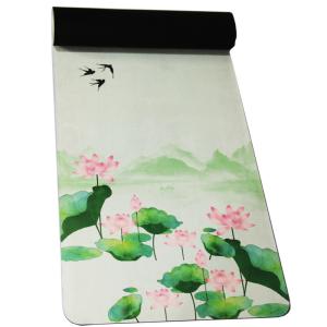 Eco Friendly Minglu Rubber Yoga Mat YM-005 Non Slip Pilates Exercise Mat