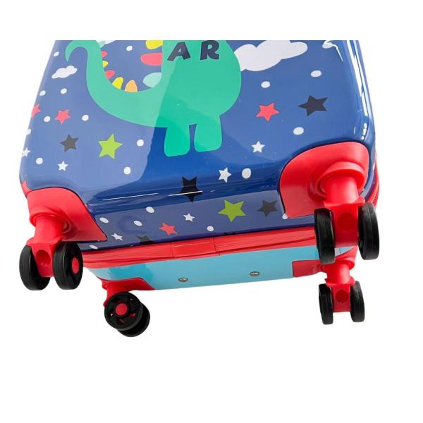 4 Wheeled Childrens Rolling Suitcase Multi Printed Customization Classic