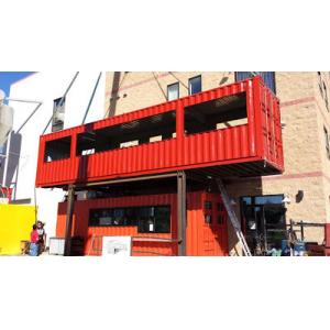 Recyclable Shipping Container Cabin Steel Structure With Rockwool Insulation